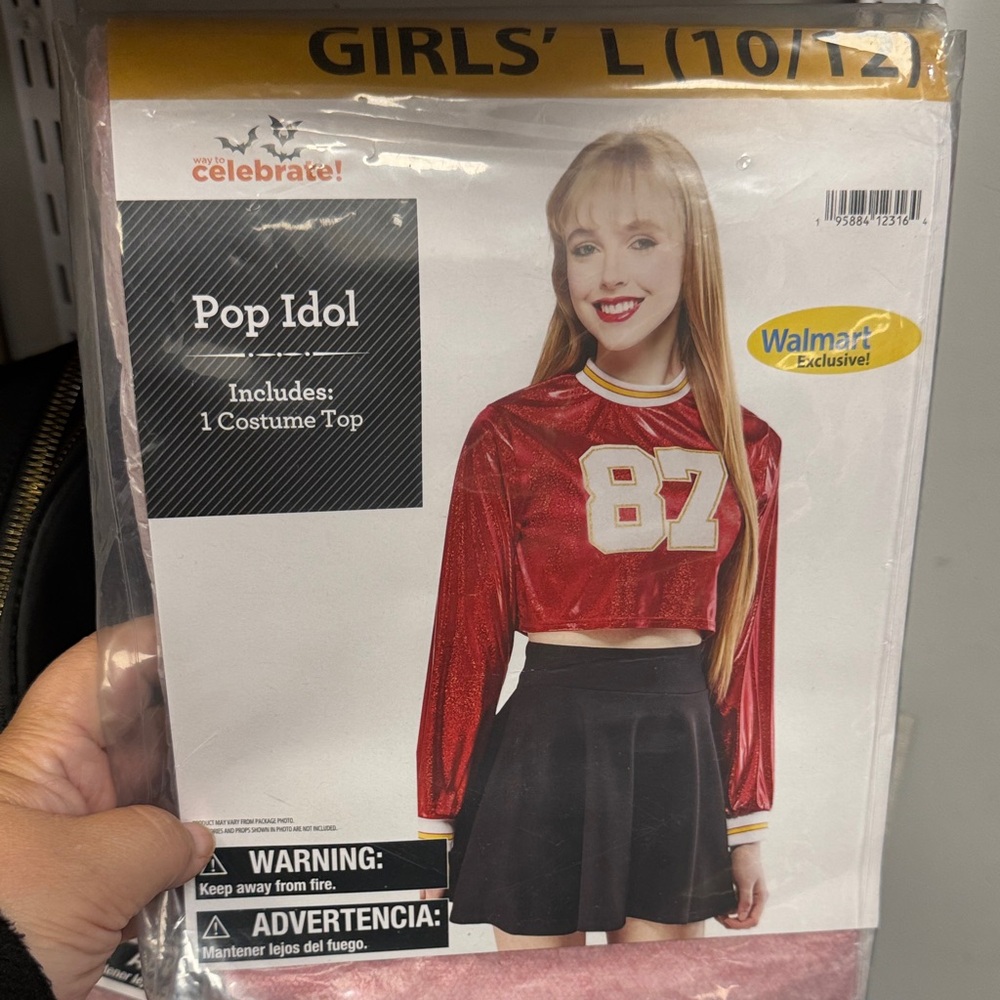 Celebrate Pop Idol Red Costume Top